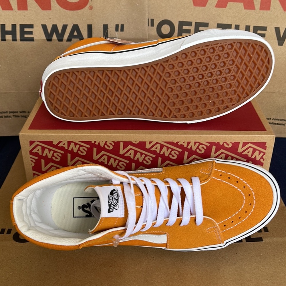 Vans Sk8-HI Desert Sun/True White Mens - Picture 5 of 16